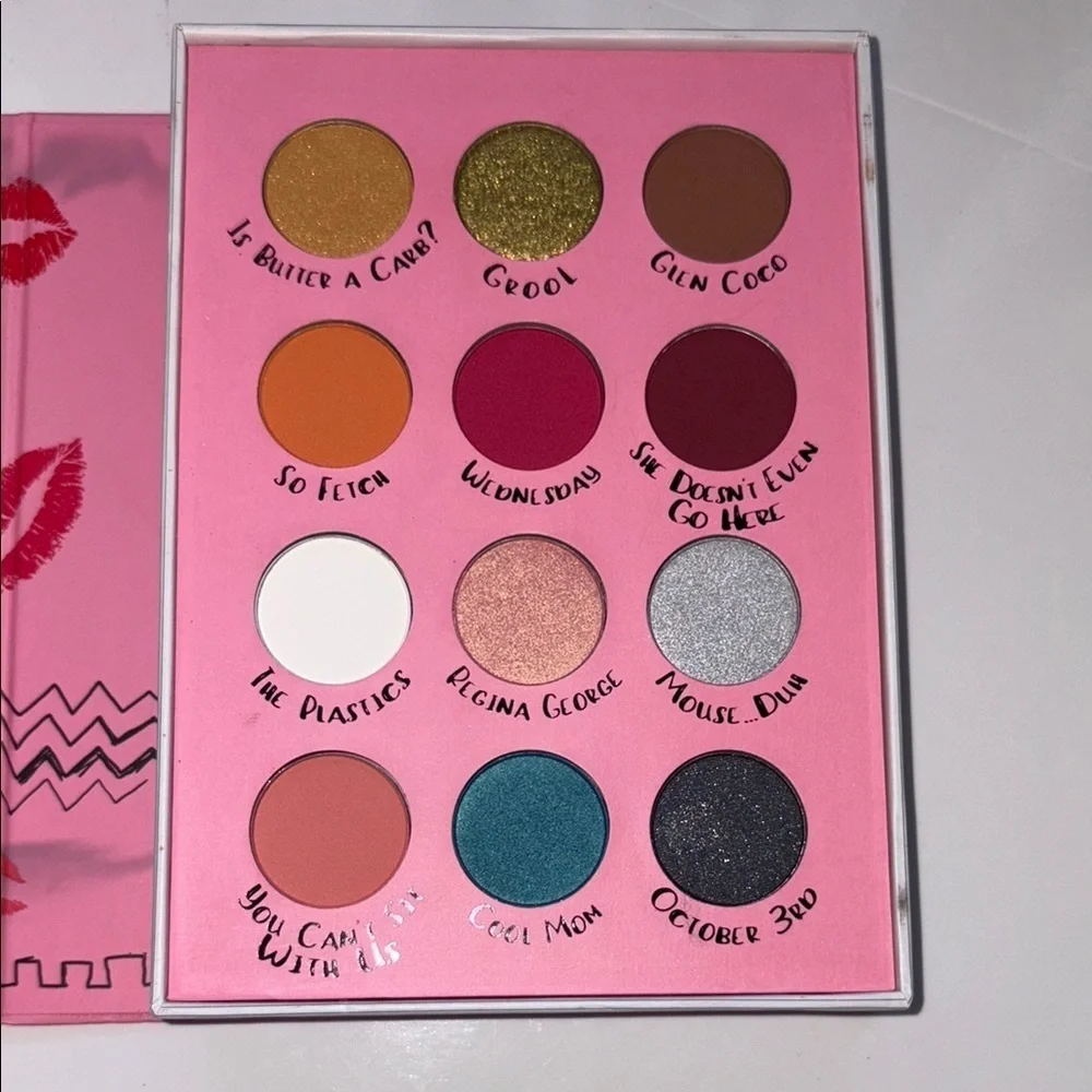 Storybook Cosmetics: Mean Girls Burn Book 12 Eyeshadow and Mirror NEW